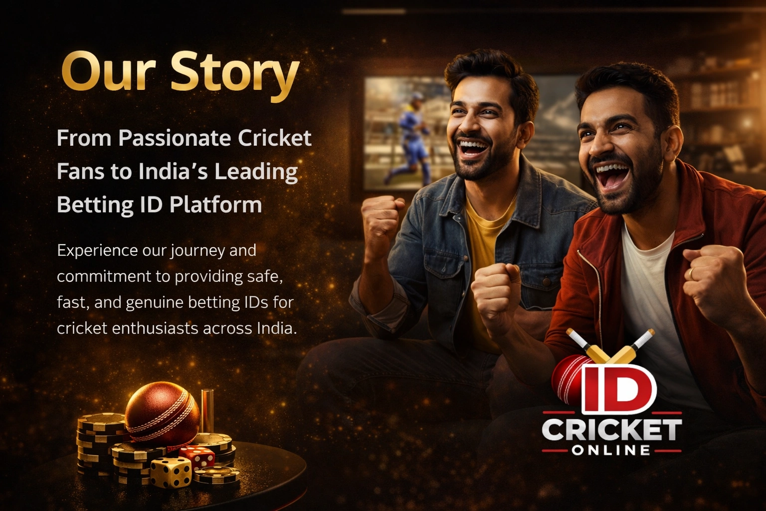 Online Cricket ID our story India betting platform