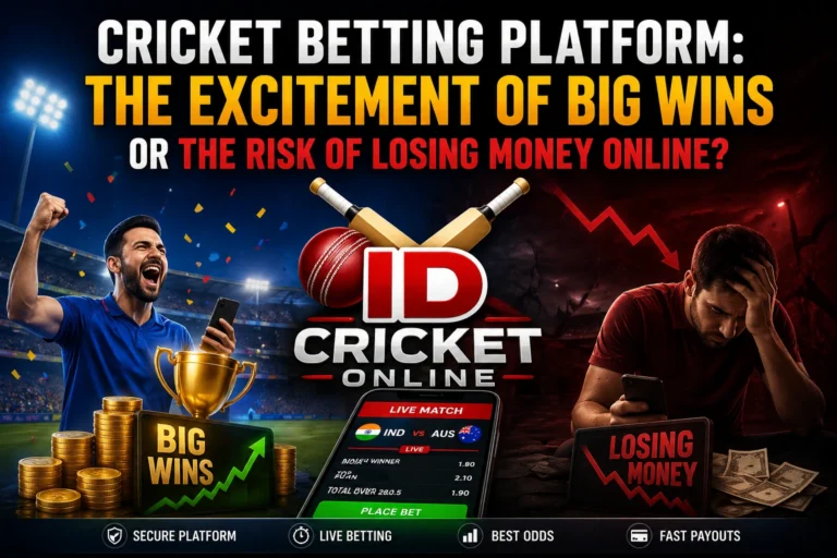 “Cricket Betting Platform: The Excitement of Big Wins or the Risk of Losing Money Online?”