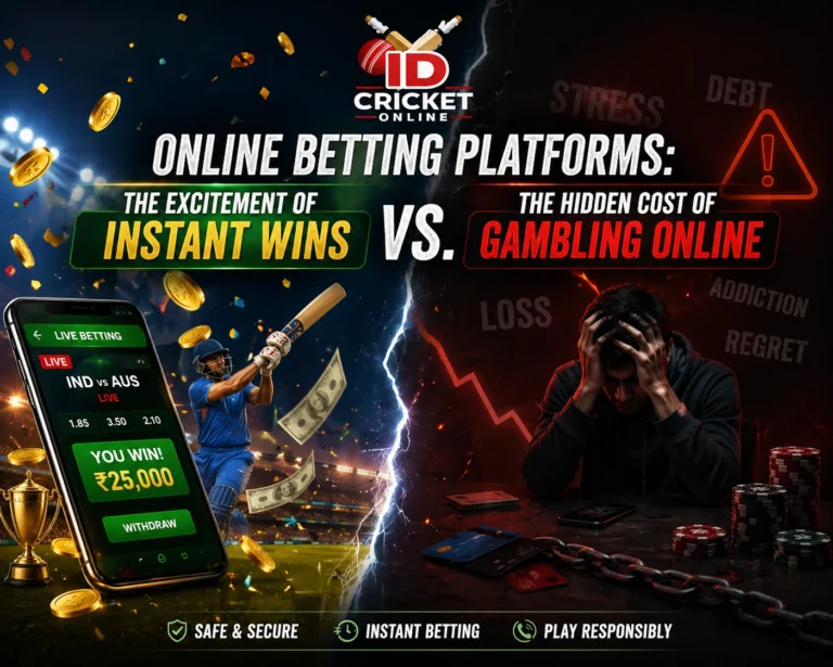 “Online Betting Platforms: The Excitement of Instant Wins vs. The Hidden Cost of Gambling Online”