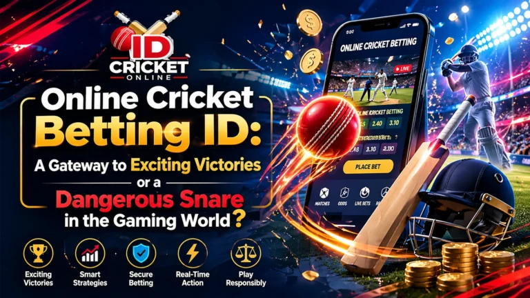 “Online Cricket Betting ID: A Gateway to Exciting Victories or a Dangerous Snare in the Gaming World?”